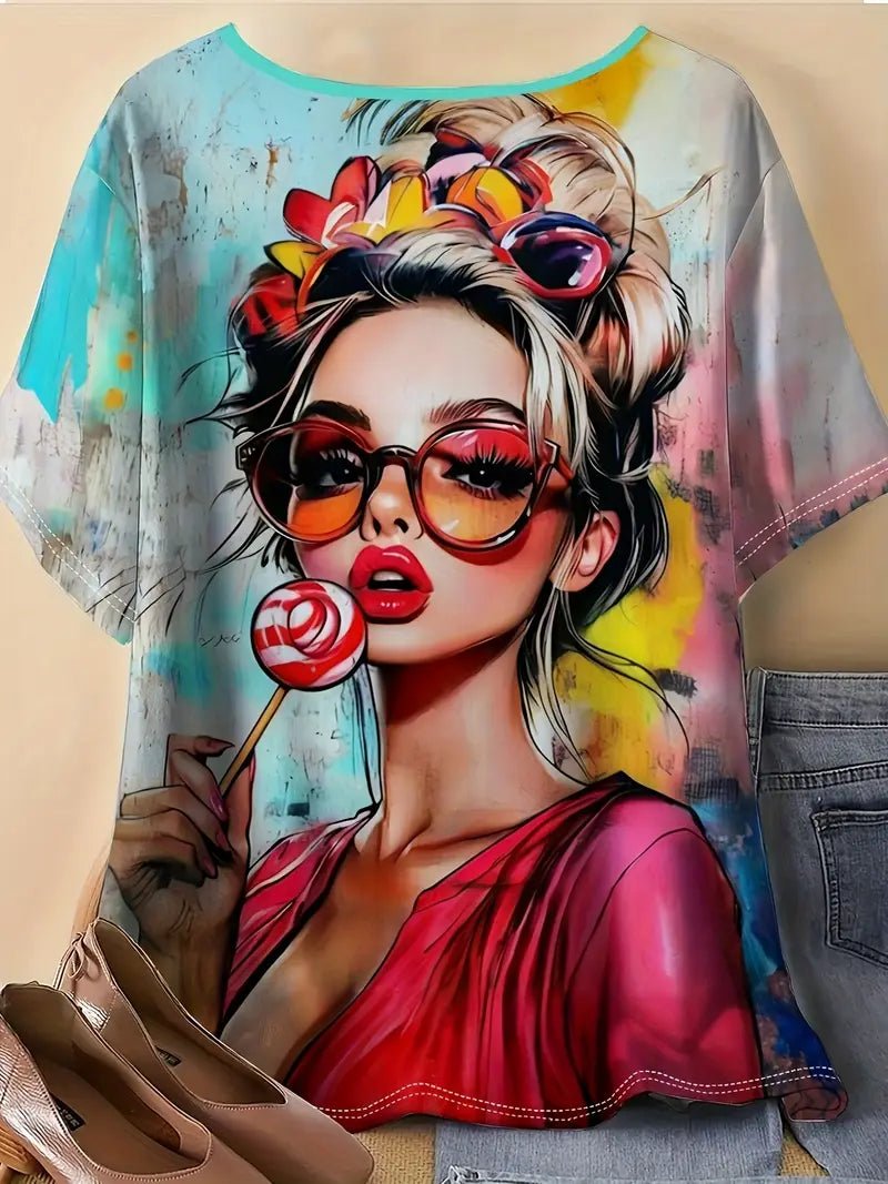 3D Print Casual Tee for Everyday Wear - Image 2