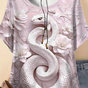 3D Print Casual Tee for Everyday Wear