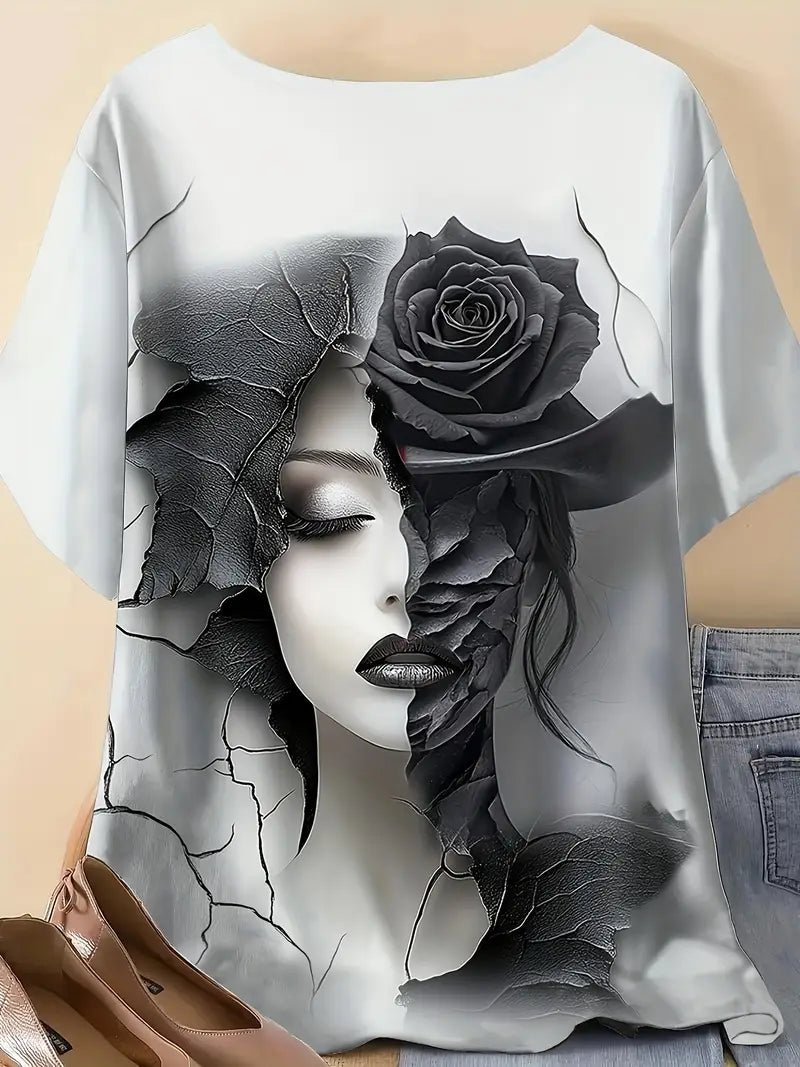 3D Print Casual Tee for Everyday Wear - Image 2