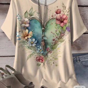 3D Print Casual Tee for Everyday Wear